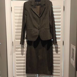 Victoria’s Secret Stretch Wool Skirt Suit